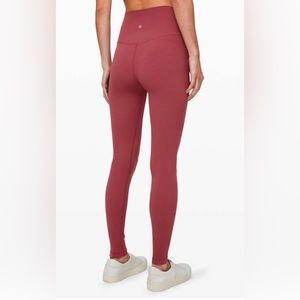 Lululemon align HR pant 28 inch chianti